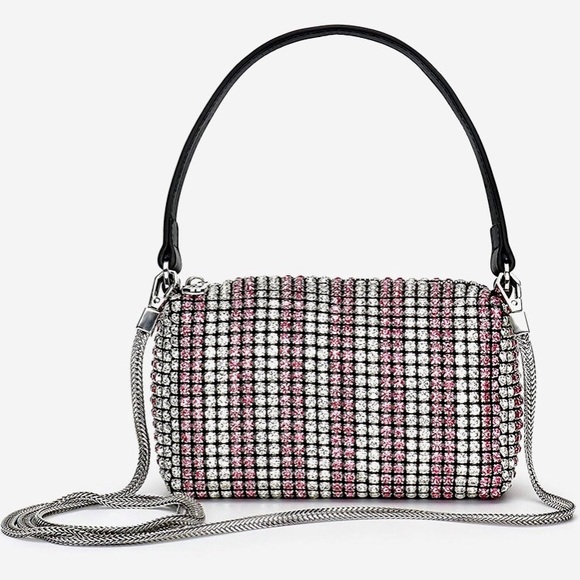 Montana West Handbags - Bling! New Rhinestone clutch crossbody handbag